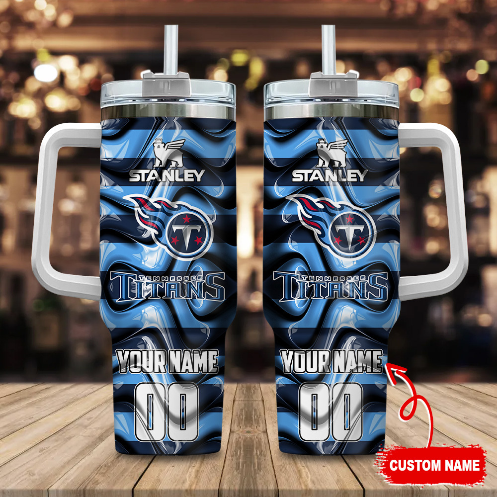 Customizable NFL Team Tumbler with Handle - Show Your Team Spirit in Style!