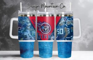 Tennessee Titans Insulated Tumbler with Handle - NFL Fan Gift