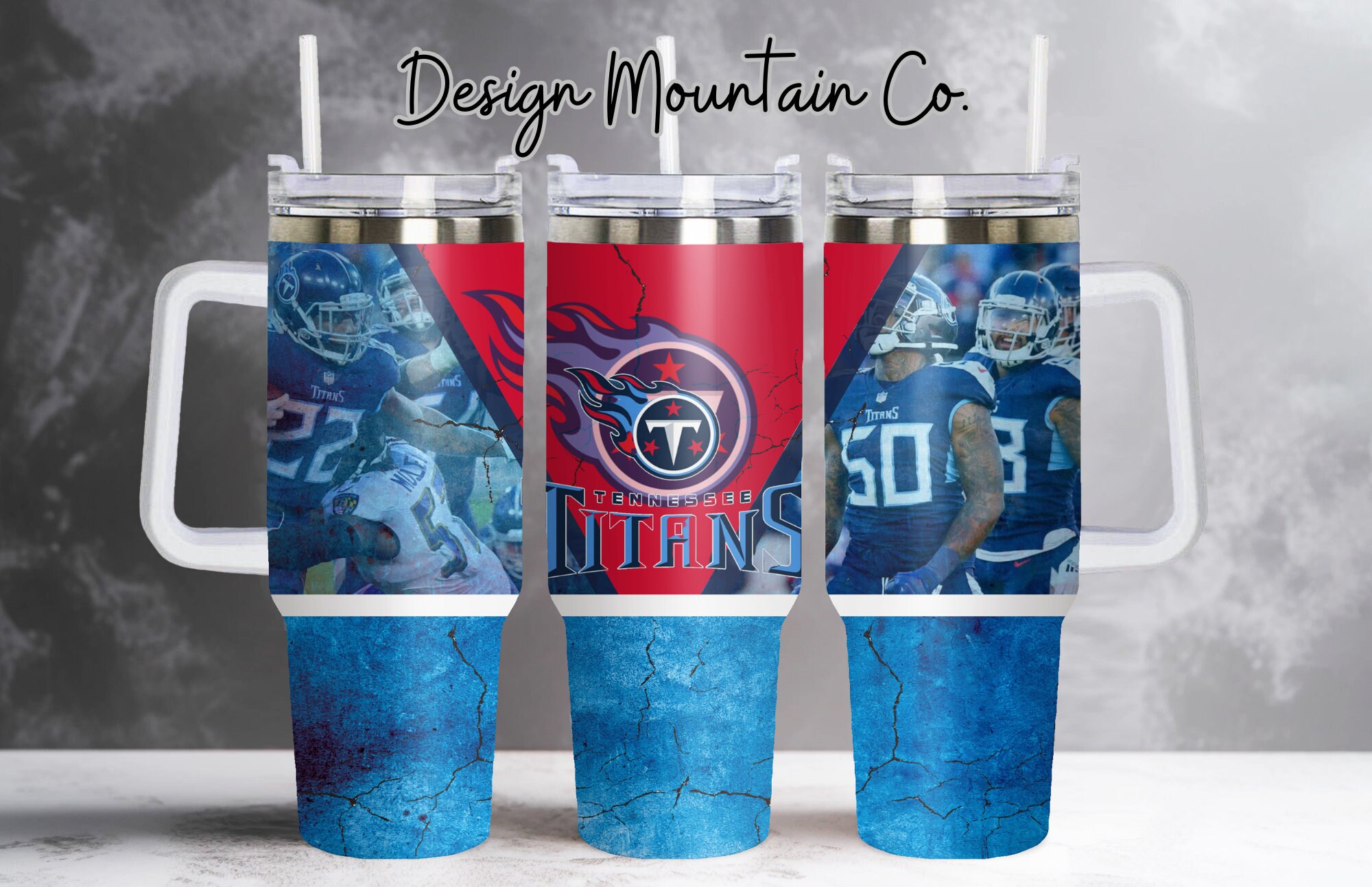 Tennessee Titans Insulated Tumbler with Handle - NFL Fan Gift