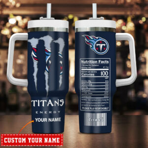 Personalized Titans Fan Mug with Custom Name - Perfect Gift for Enthusiasts