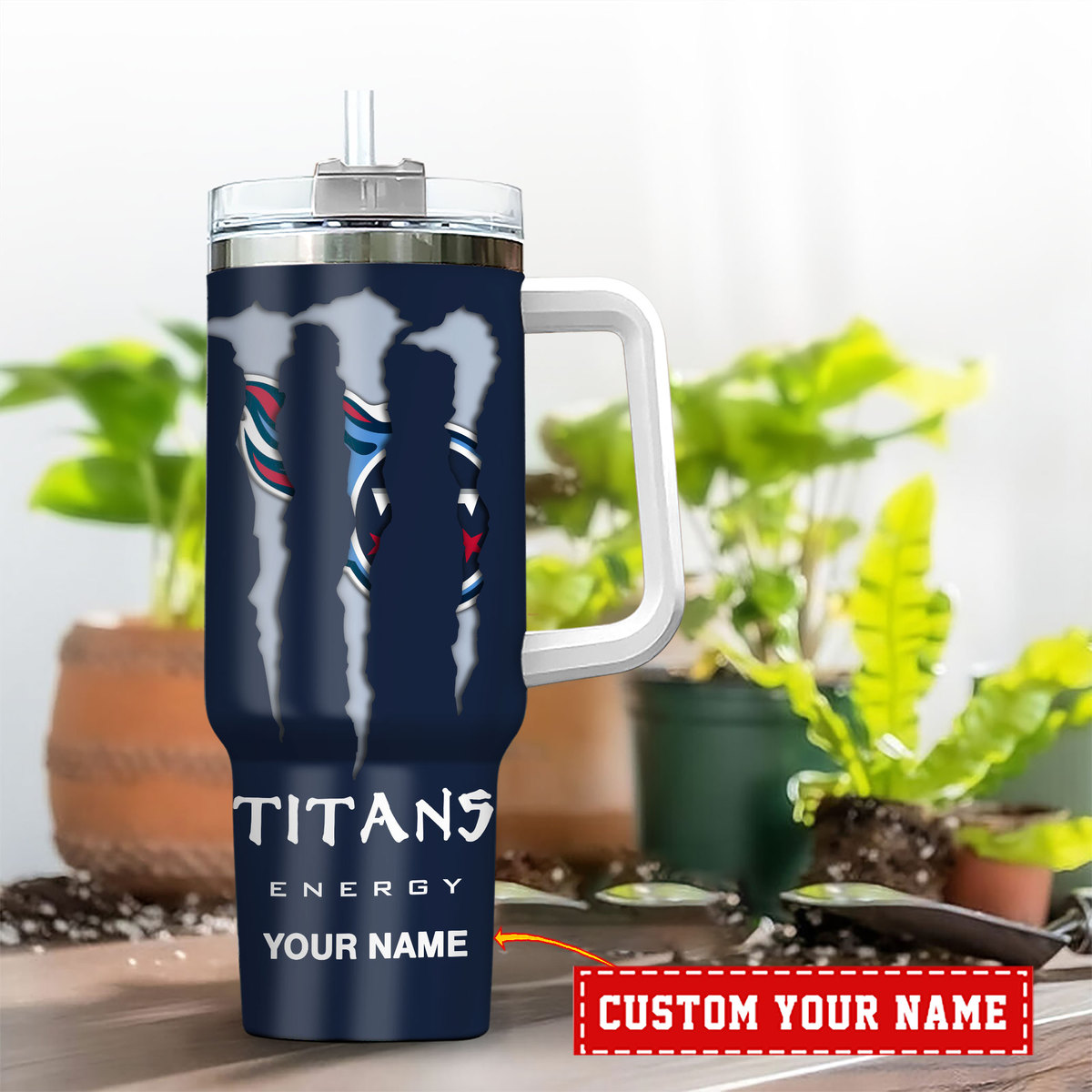 Personalized Titans Fan Mug with Custom Name - Perfect Gift for Enthusiasts - Image 2