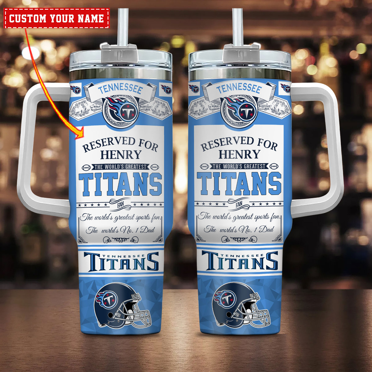 Custom Tennessee Titans Fan Mug - Personalized Gift for Ultimate Fans