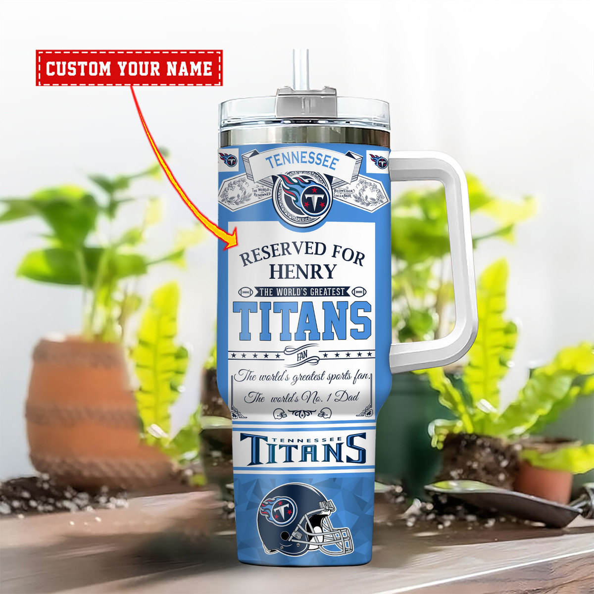 Custom Tennessee Titans Fan Mug - Personalized Gift for Ultimate Fans - Image 2