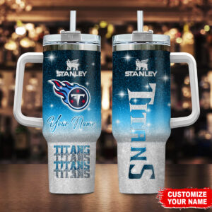 Personalized NFL Team Tumbler - Custom Name Insulated Mug for Fans