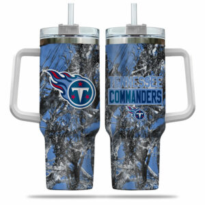 Tennessee Commanders Insulated Camouflage Travel Mug - 40oz