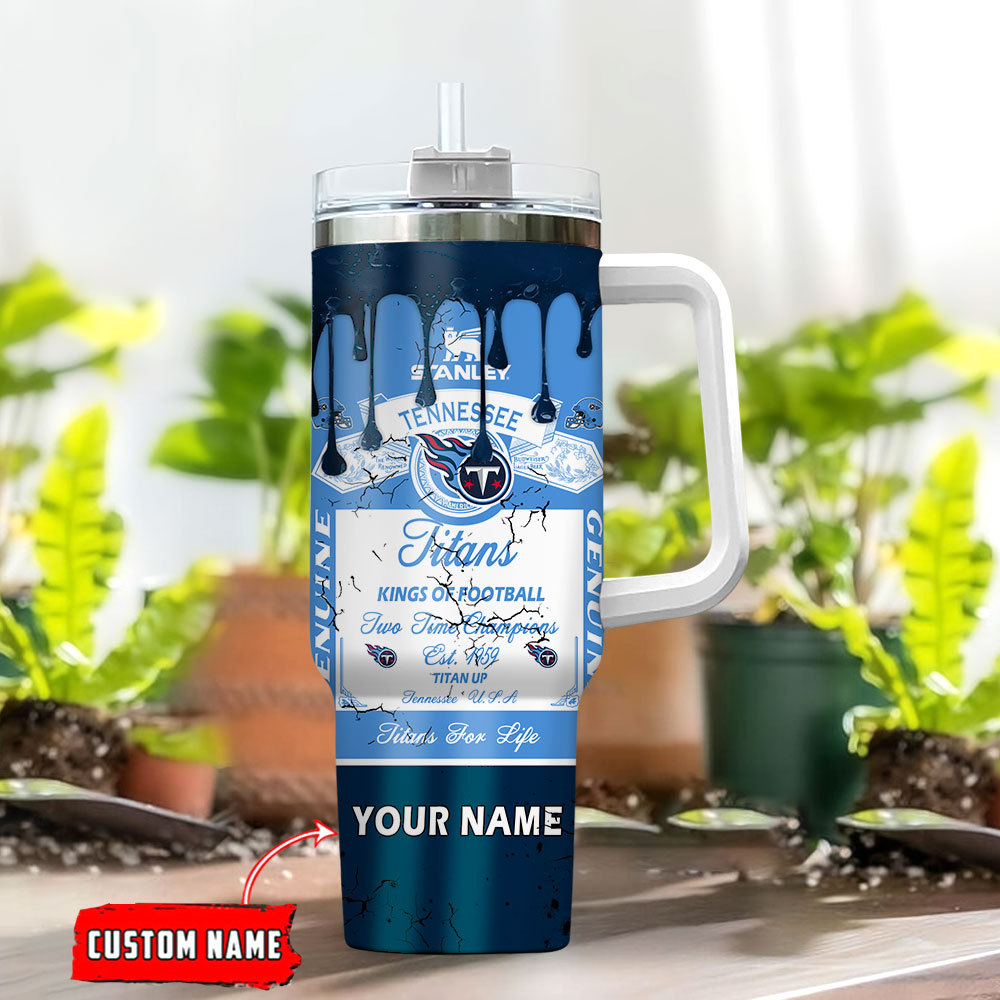 Custom Name NFL Team Tumbler - Personalized Insulated Mug for Football Fans - Image 2