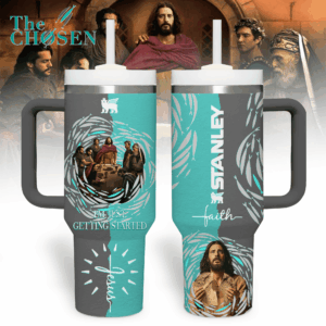 The Chosen TV Series Custom Stanley Quencher 40oz Stainless Steel Tumbler With Handle - Threewoofs