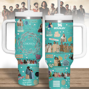 The Chosen TV Series Custom Stanley Quencher 40oz Stainless Steel Tumbler With Handle - Threewoofs