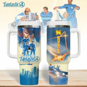 The Fantastic TV Series Custom Stanley Quencher 40oz Stainless Steel Tumbler With Handle - Threewoofs