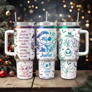 The Grinch And Friend Movies Christmas Custom Stanley Quencher 40oz Stainless Steel Tumbler With Handle - Threewoofs