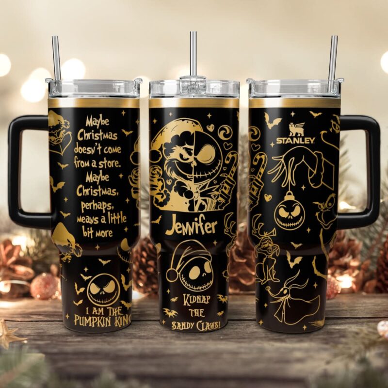 The Grinch And Friend Movies Christmas Custom Stanley Quencher 40oz Stainless Steel Tumbler With Handle - Threewoofs