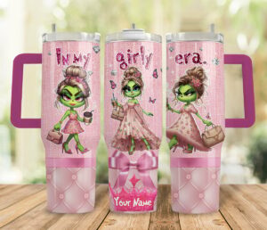 Personalized Alien Girly Era Tumbler - Stylish & Fun Drinkware Gift