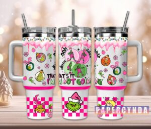 Festive Grinch Tumbler Mug - Holiday Spirit with Fun Designs!