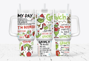 Festive Grinch-Themed Insulated Mug - Perfect for Holiday Cheer & Grinch Fans