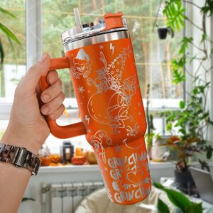 The Grinch Movies Christmas Custom Stanley Quencher 40oz Stainless Steel Tumbler With Handle - Threewoofs