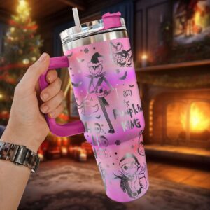 The Grinch Movies Christmas Custom Stanley Quencher 40oz Stainless Steel Tumbler With Handle - Threewoofs