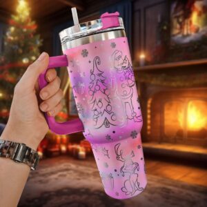 The Grinch Movies Christmas Custom Stanley Quencher 40oz Stainless Steel Tumbler With Handle - Threewoofs