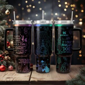 The Grinch Movies Christmas Custom Stanley Quencher 40oz Stainless Steel Tumbler With Handle - Threewoofs