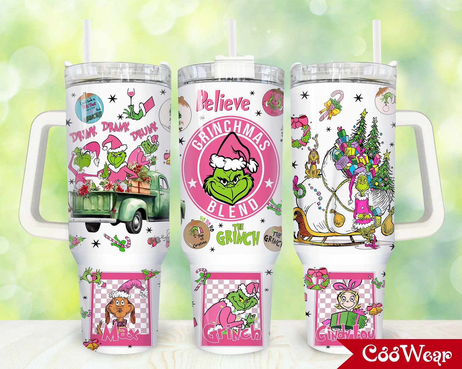 Festive Grinchmas Tumbler – Holiday Cheer with Every Sip!