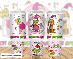 Holiday Grinchy Tumbler - Festive Christmas Travel Mug