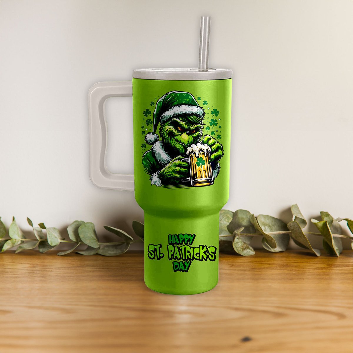 Grinch Mode On Irish Green Ale St. Patrick's Day Mug – Fun & Festive - Image 2