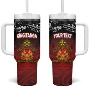 The Kingitanga Maori King Movement Ko Te Mana Motuhake Emblem Custom Stanley Quencher 40oz Stainless Steel Tumbler With Handle - Threewoofs