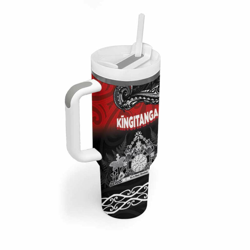 The Kingitanga Maori King Movement Te PakioMatariki Custom Stanley Quencher 40oz Stainless Steel Tumbler With Handle - Threewoofs - Image 2