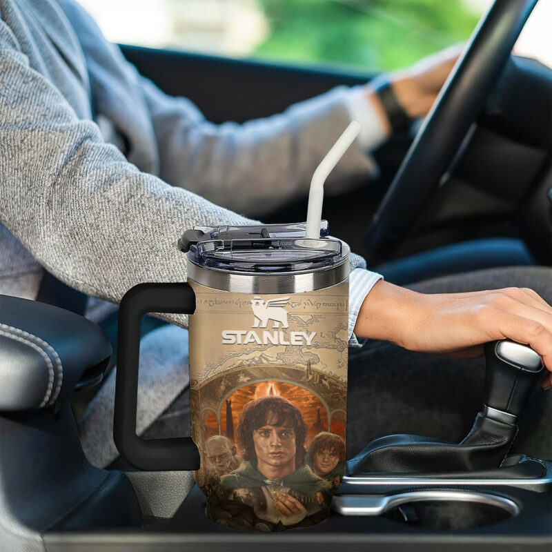 The Lord Of The Rings Movies Custom Stanley Quencher 40oz Stainless Steel Tumbler With Handle - Threewoofs - Image 6