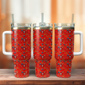 The Muppets Cartoon Music Custom Stanley Quencher 40oz Stainless Steel Tumbler With Handle - Threewoofs