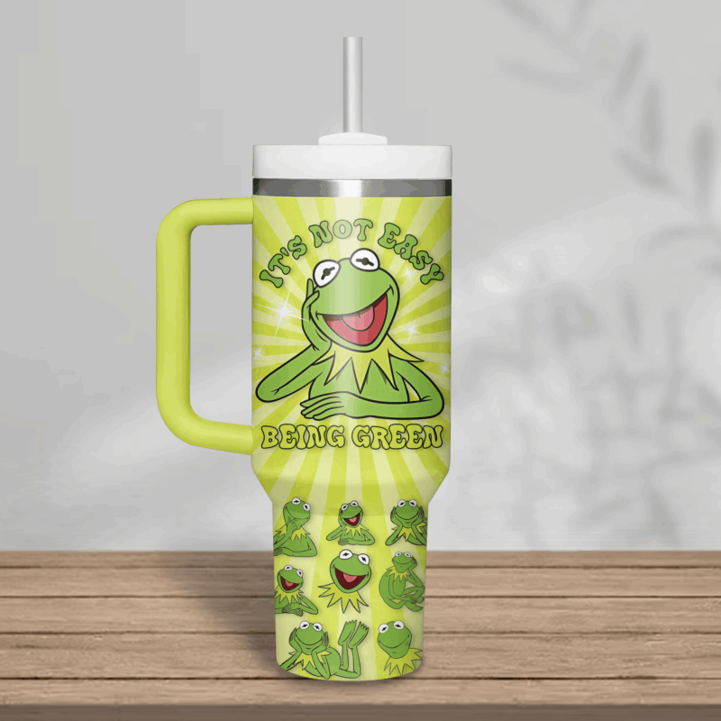 The Muppets TV Series Custom Stanley Quencher 40oz Stainless Steel Tumbler With Handle - Threewoofs - Image 3