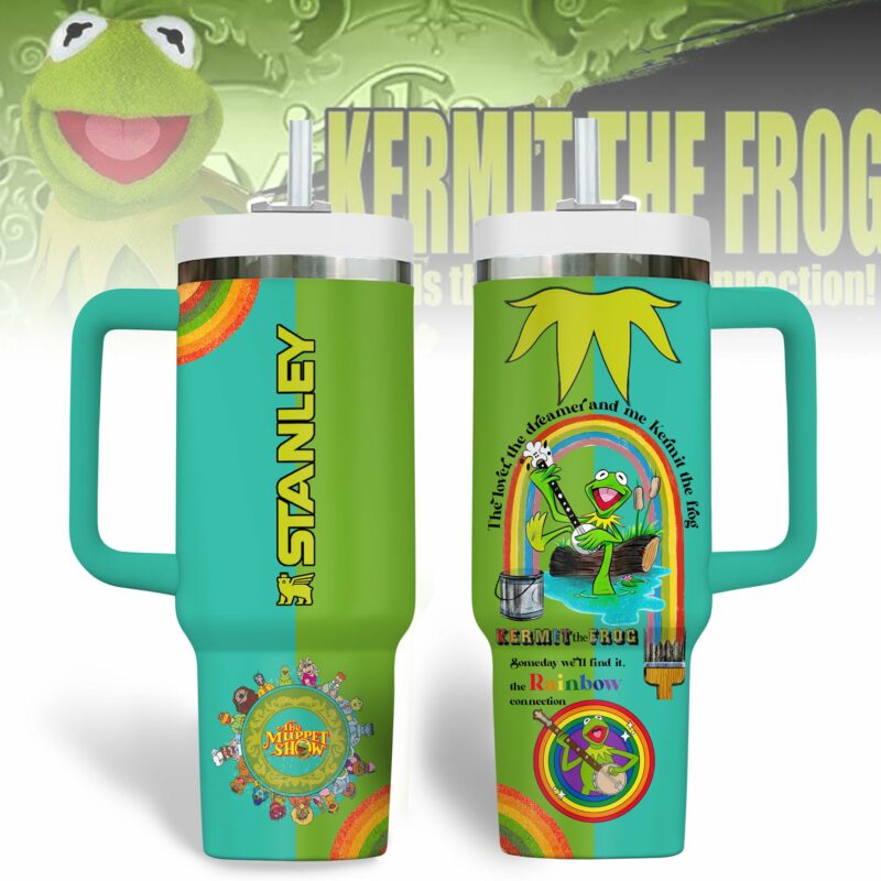 The Muppets TV Series Custom Stanley Quencher 40oz Stainless Steel Tumbler With Handle - Threewoofs