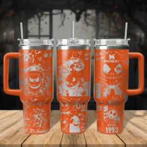 Spooky Halloween Insulated Mug - Keep Drinks Hot or Cold, 40 oz