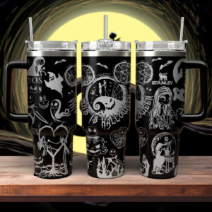 Spooky Halloween-Themed Insulated Travel Mug - Perfect for Hot & Cold Drinks