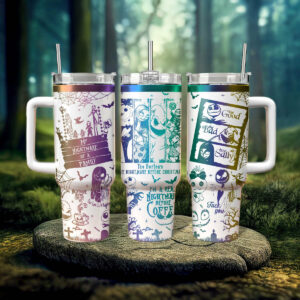Nightmare Before Christmas Travel Mugs - Insulated Tumbler Set for Coffee Lovers