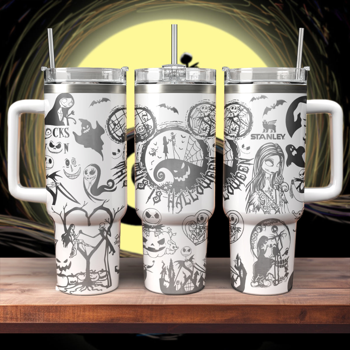 Spooky Halloween Themed Insulated Tumbler - Perfect for Hot & Cold Drinks
