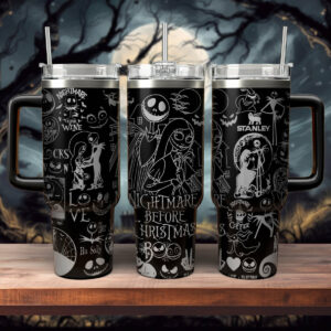 Nightmare Before Christmas Tumbler - Spooky Style for Every Sip
