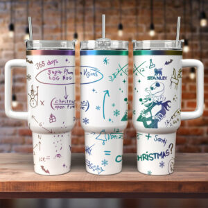 Festive Holiday Mug with Fun Designs - Perfect for Hot or Cold Drinks