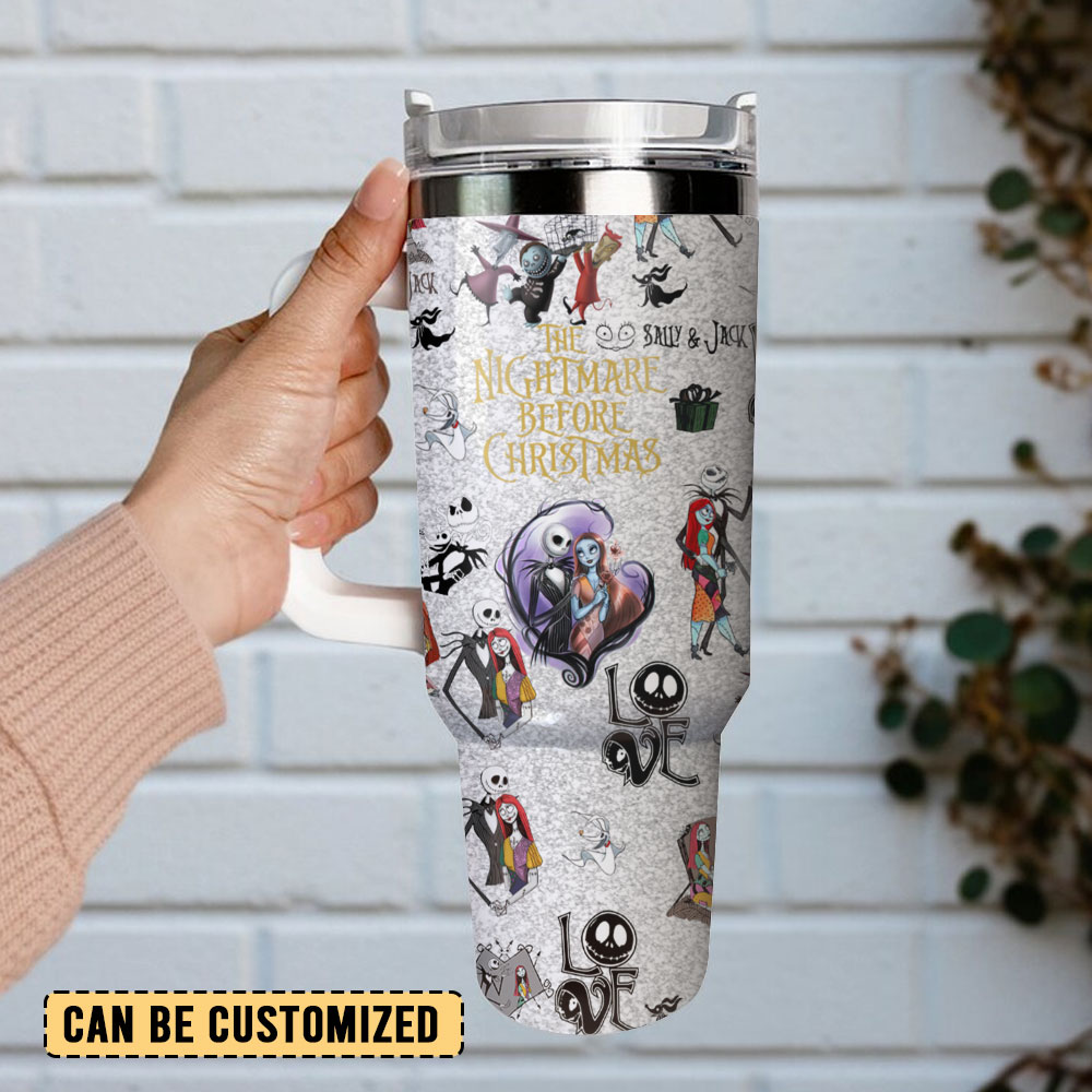 The Nightmare Before Christmas Travel Mug - Insulated, Spill-Proof Tumbler for Hot & Cold Drinks - Image 2