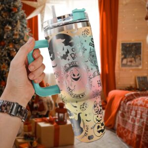 The Nightmare Before Christmas Movies Custom Stanley Quencher 40oz Stainless Steel Tumbler With Handle - Threewoofs