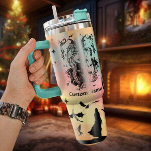 Throne Of Glass Book Custom Stanley Quencher 40oz Stainless Steel Tumbler With Handle - Threewoofs