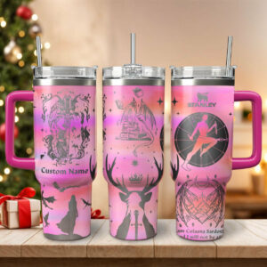 Throne Of Glass Book Custom Stanley Quencher 40oz Stainless Steel Tumbler With Handle - Threewoofs