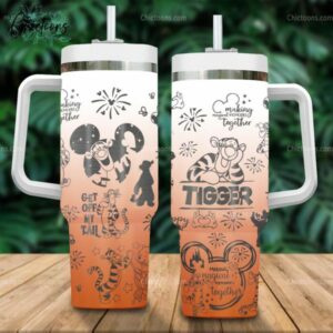 Magical Tigger Stainless Steel Travel Mug - Disney Inspired Design