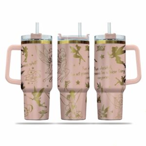 Magical Fairyland Travel Mug with Straw & Handle - Keep Drinks Hot or Cold