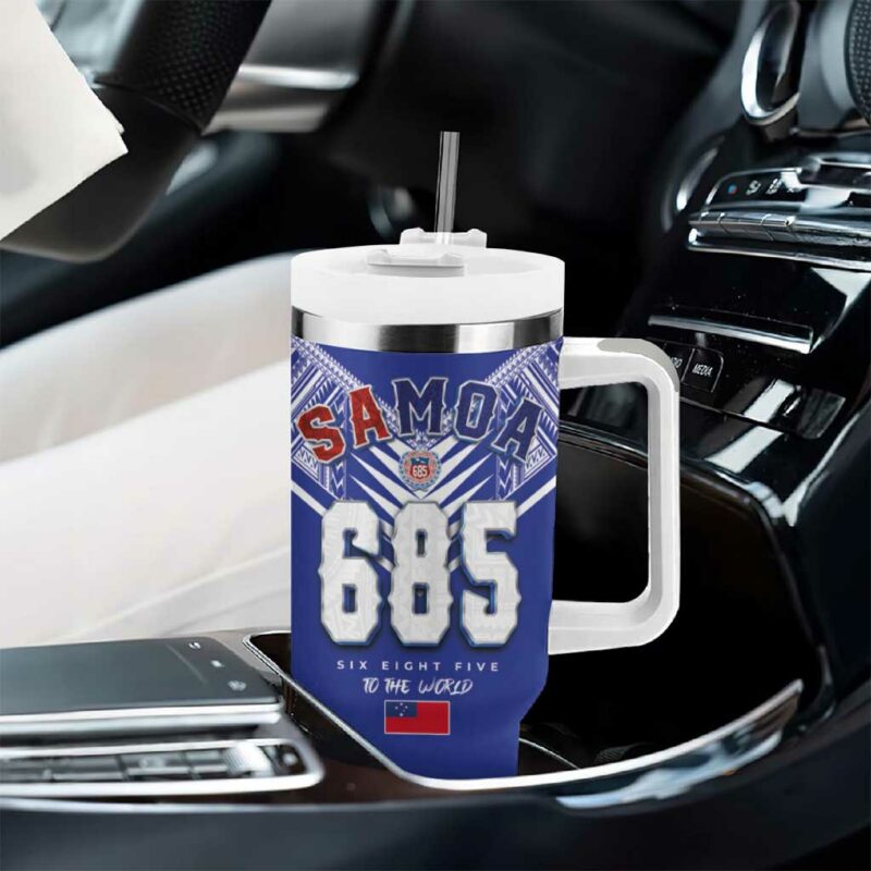 Toa Samoa Rugby Six Eight Five to The World Custom Stanley Quencher 40oz Stainless Steel Tumbler With Handle - Threewoofs - Image 8