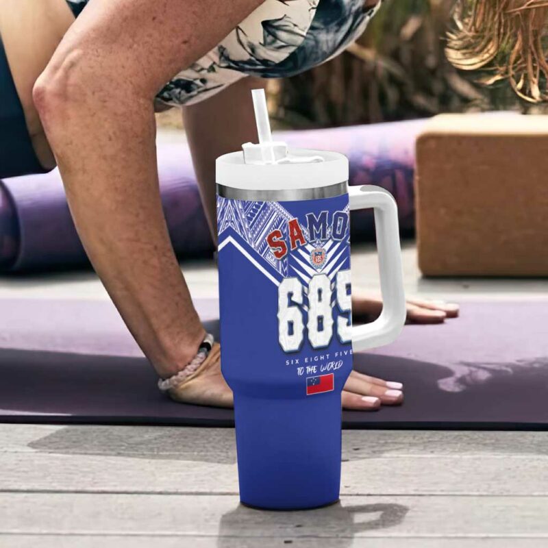 Toa Samoa Rugby Six Eight Five to The World Custom Stanley Quencher 40oz Stainless Steel Tumbler With Handle - Threewoofs - Image 6