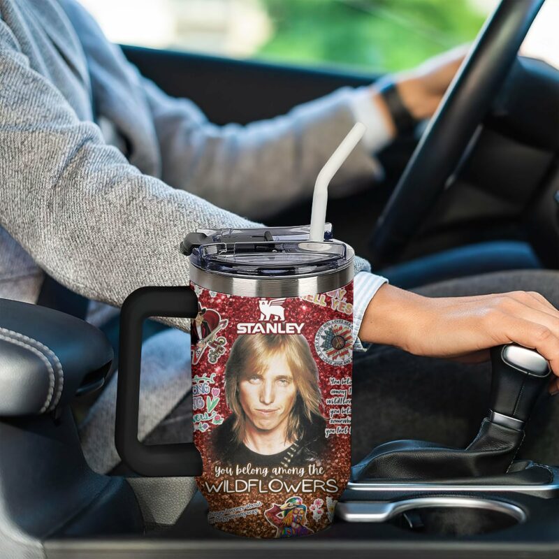 Tom Petty Music Custom Stanley Quencher 40oz Stainless Steel Tumbler With Handle - Threewoofs - Image 2