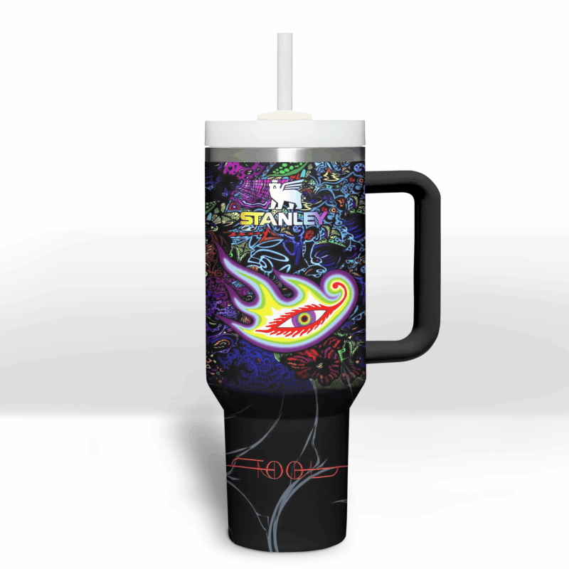 Tool Band Music Custom Stanley Quencher 40oz Stainless Steel Tumbler With Handle - Threewoofs - Image 4
