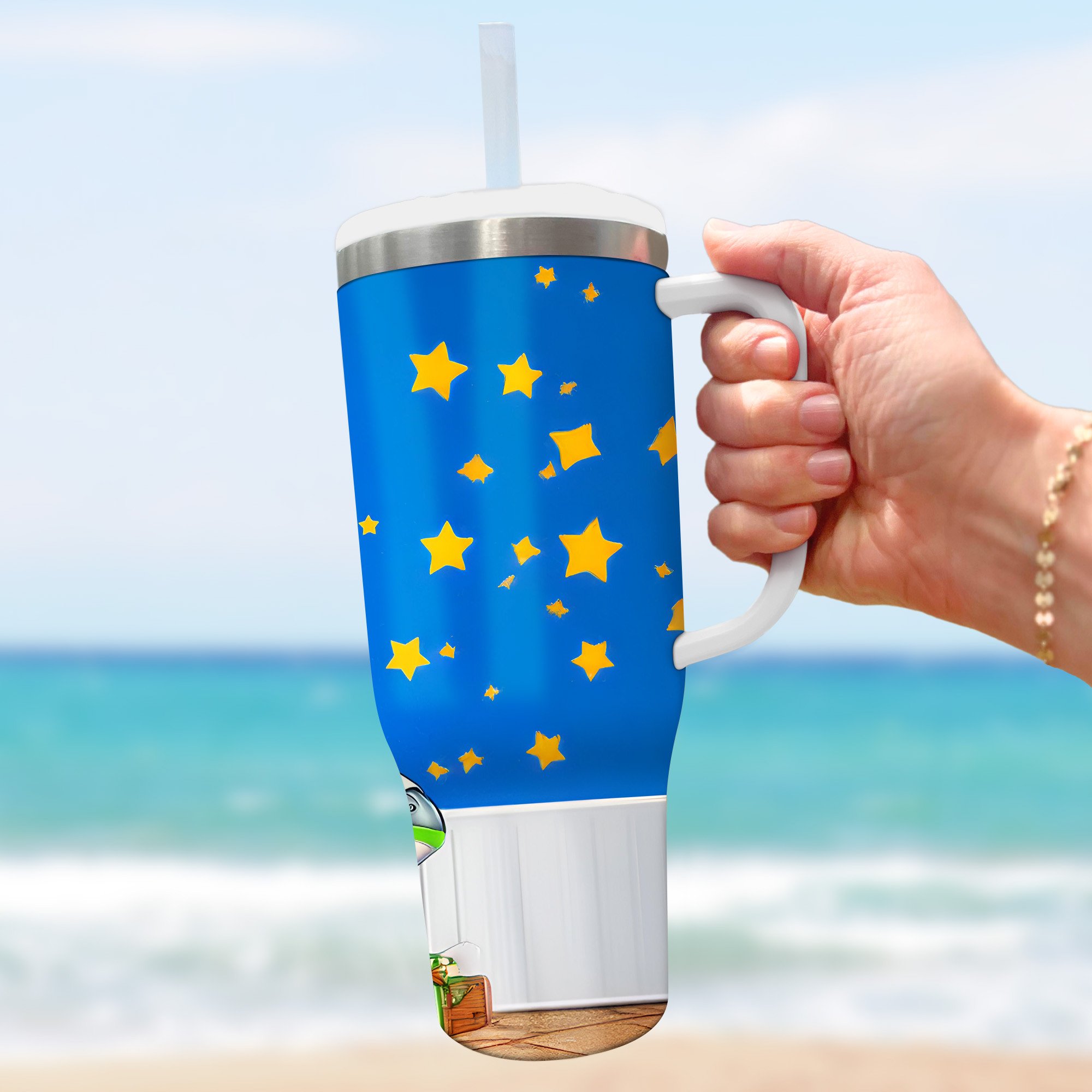 Personalized Toy Story Birthday Cup - Custom Name & Age for Kids - Image 2