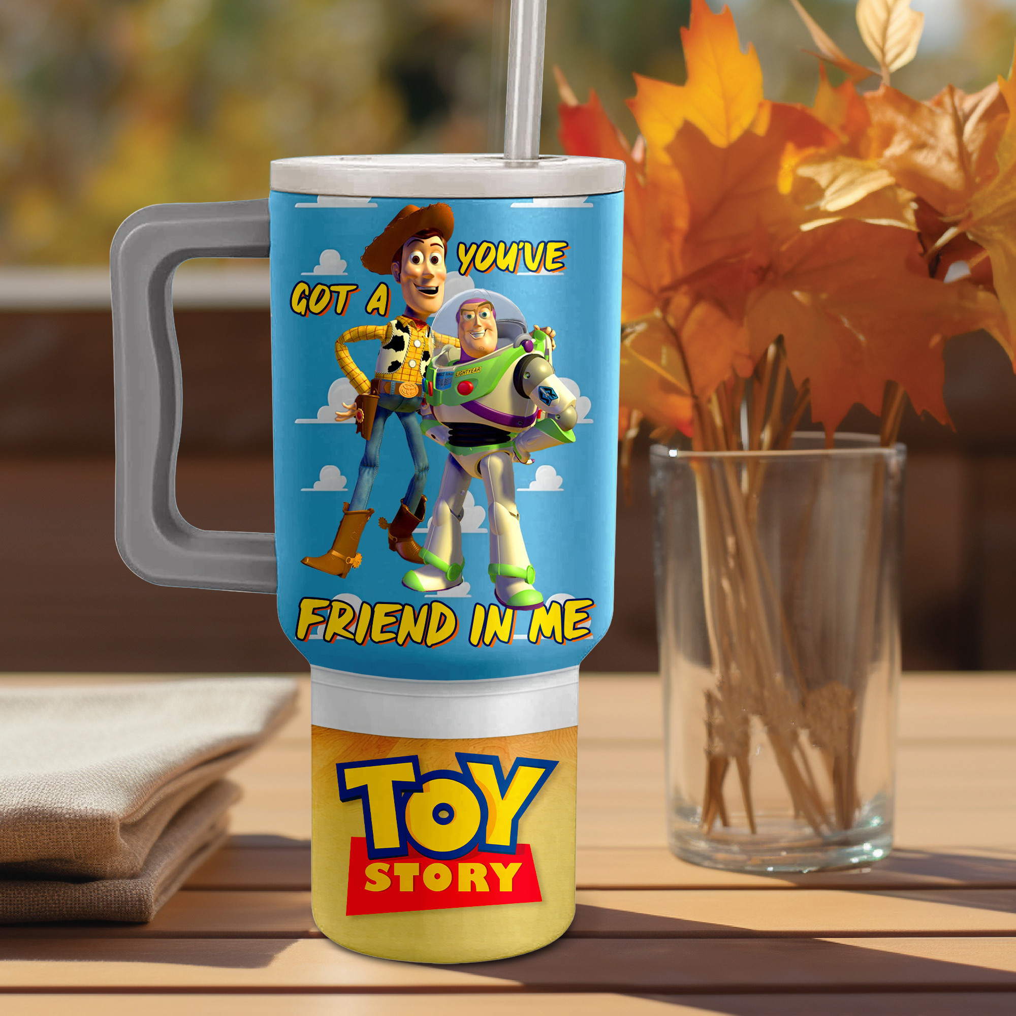 Toy Story Travel Mug - Buzz & Woody Adventure Design - Image 3