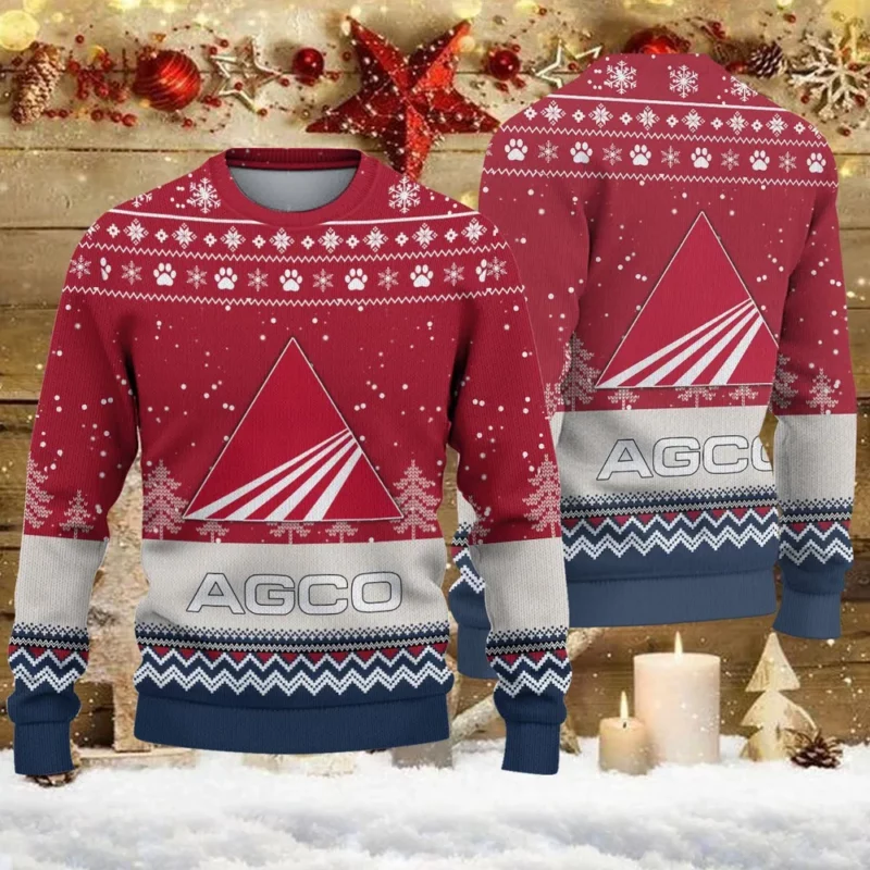 Ugly Sweater AGCO Allis Farmer Love Exclusive Logo QTFRSW091124A23SW
